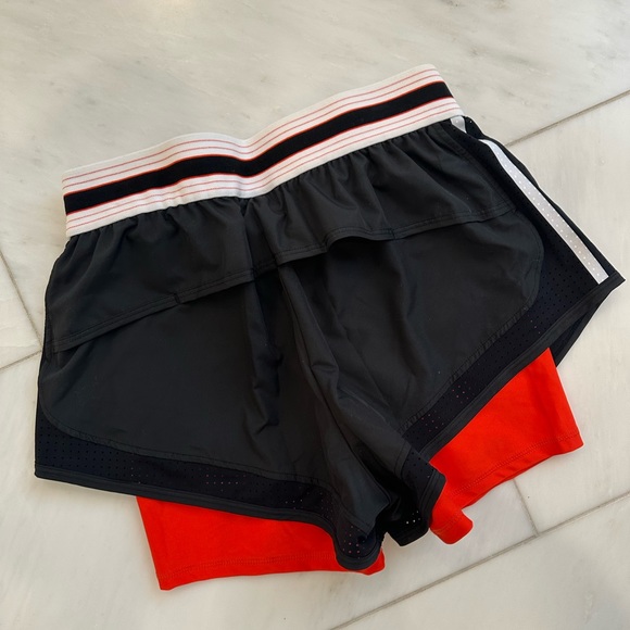 P.E Nation Black and Orange athletic shorts - Picture 7 of 7